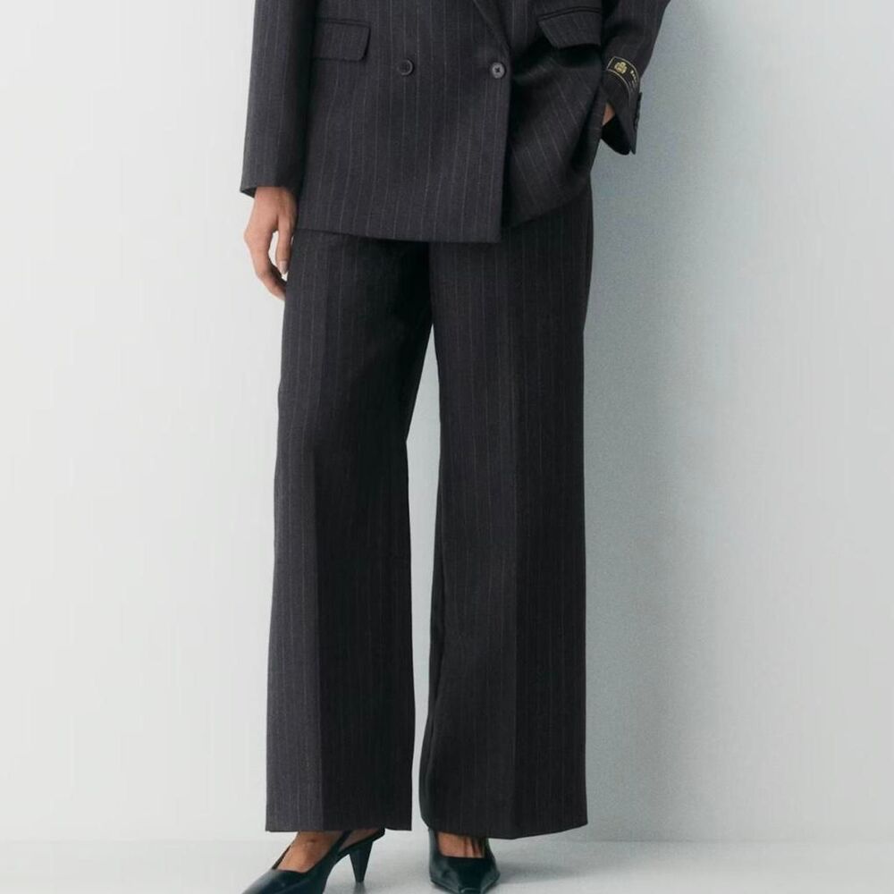 Aritzia Women's wool pinstripe Trousers